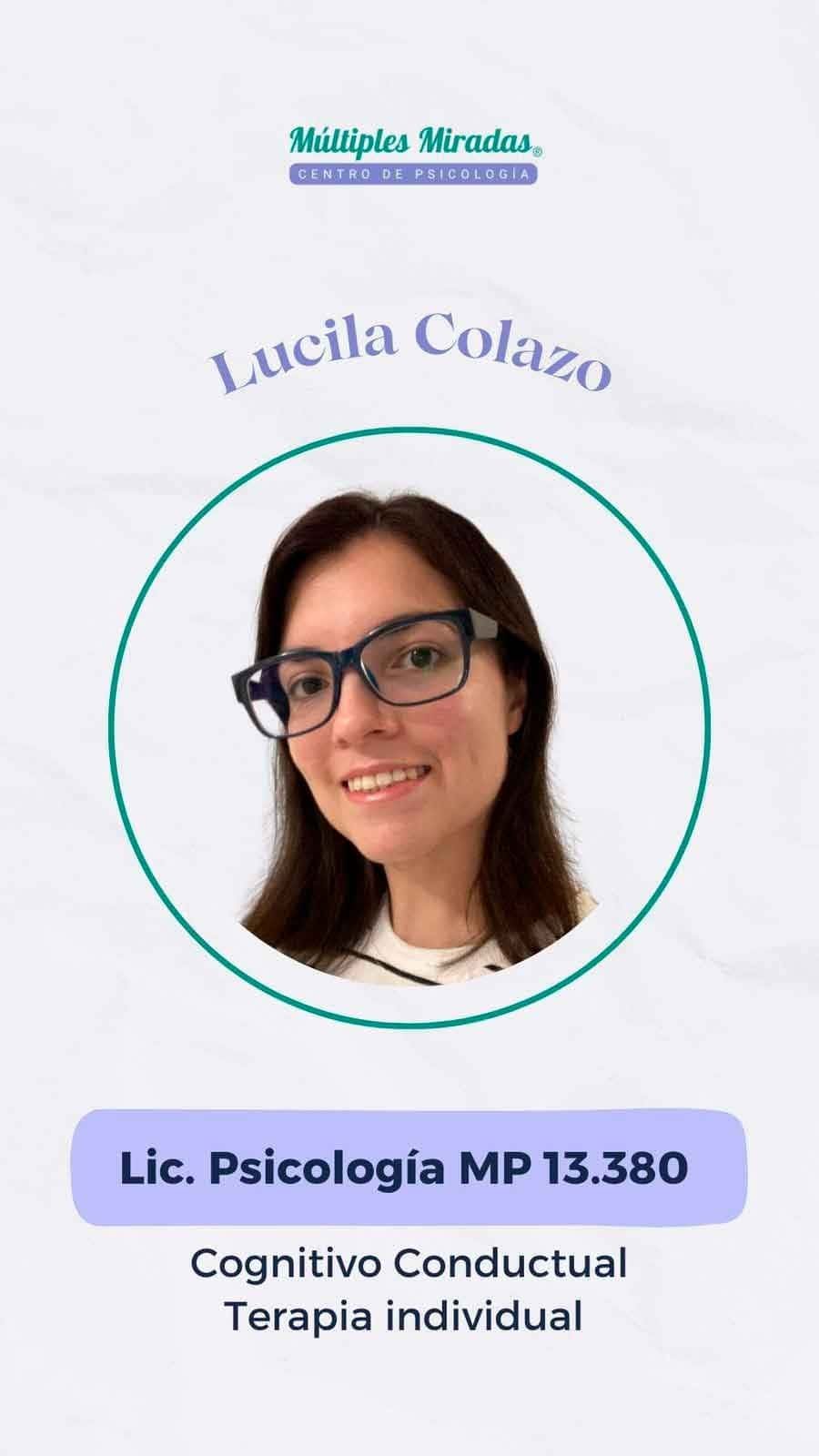 Lic. Lucila Colazo