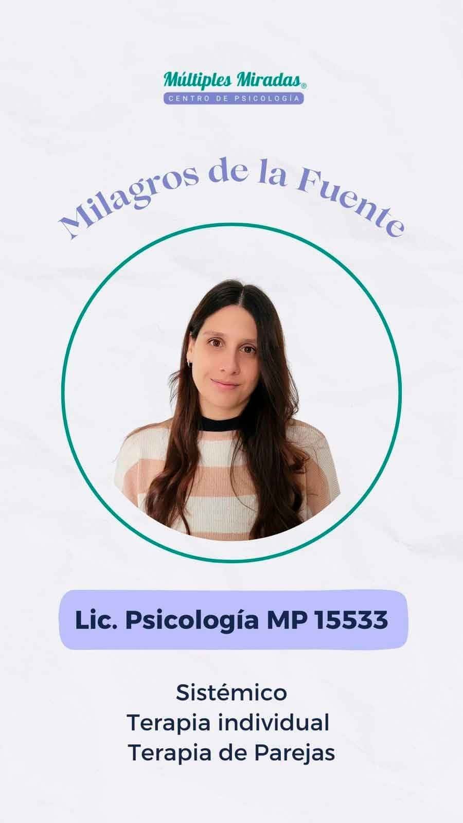 Lic. Milagros de la Fuente